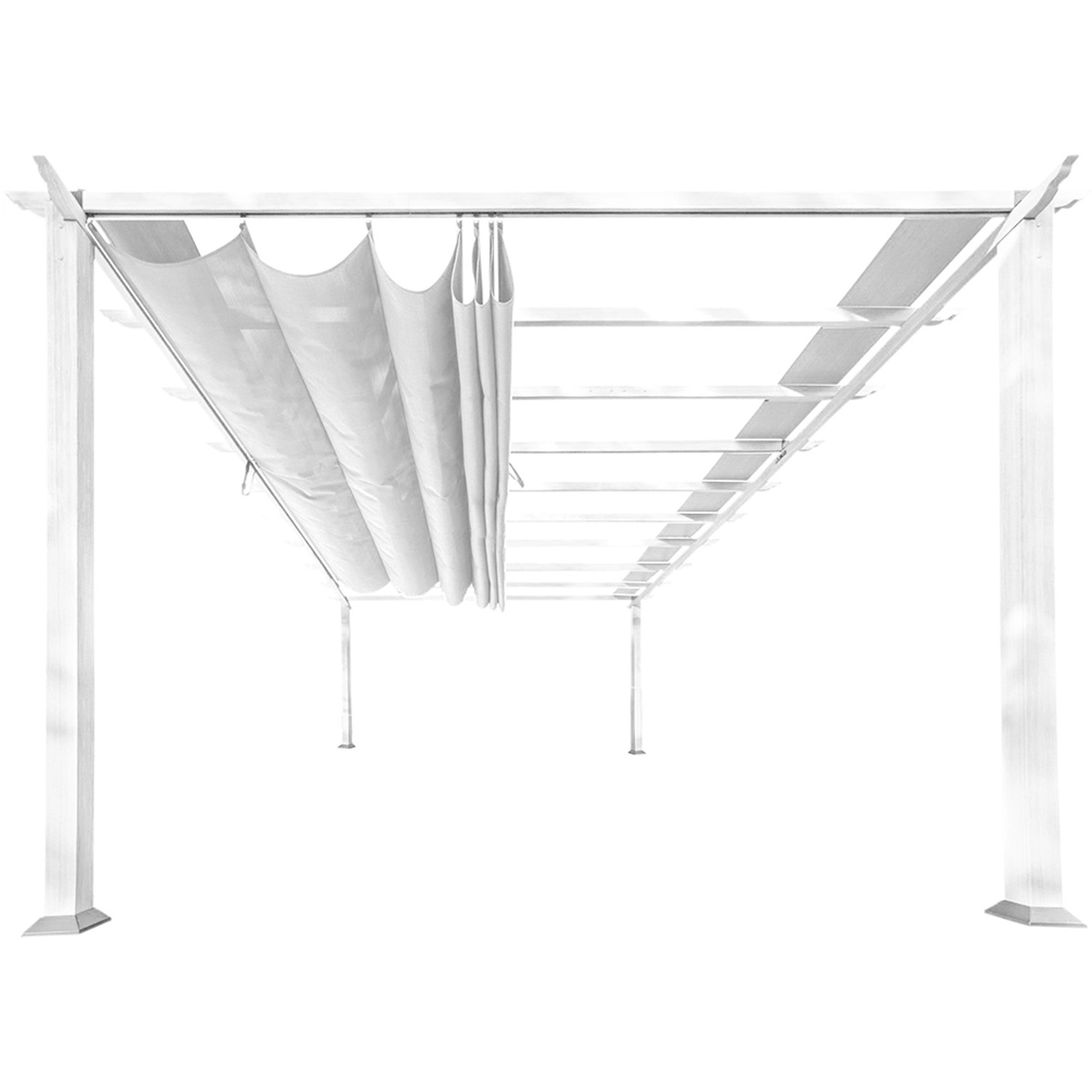 Pavillon Pergola Gazebo Florenz Weiß von -