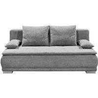 ED EXCITING DESIGN Schlafsofa "Luigi", mit Bettfunktion, Bettkasten, Rücken- und Armlehnkissen, frei im Raum von Ed Exciting Design