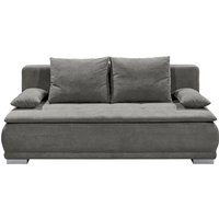 ED EXCITING DESIGN Schlafsofa "Luigi", mit Bettfunktion, Bettkasten, Rücken- und Armlehnkissen, frei im Raum von Ed Exciting Design