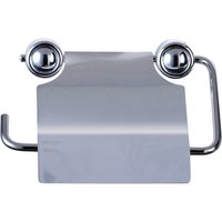 Toilettenpapierhalter silber Eisen B/H/L: ca. 15x13x3 cm von Axentia