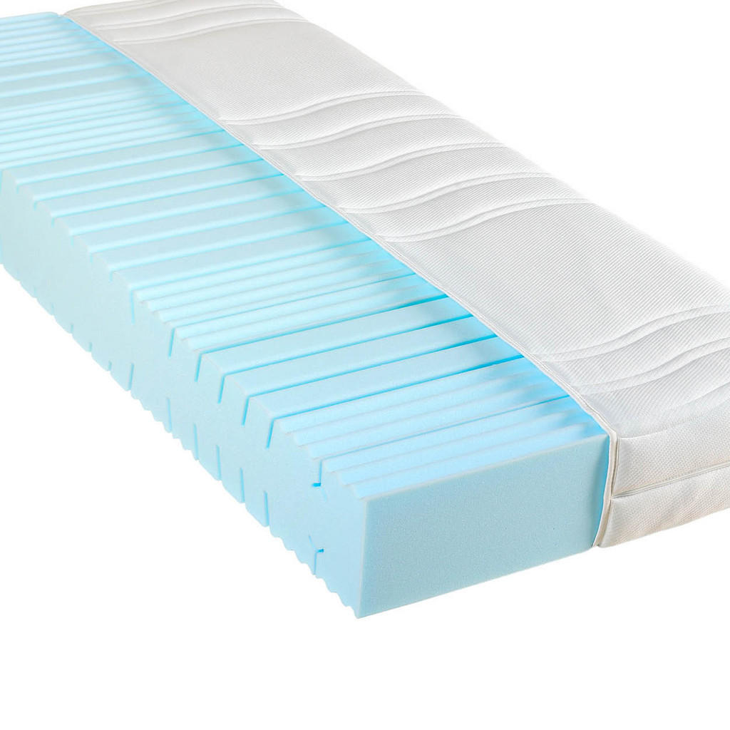 Visionight Komfortschaummatratze, Weiß, Textil, H3, rechteckig, 90x200 cm, Grüner Punkt, Fkt, Made in Germany, Oeko-Tex® Standard 100, V-Label Vegan, Härtegradauswahl, Bezug abnehmbar/waschbar, Ober- und Unterseite versteppt, für Hausstauballergiker geeignet, optimale Belüftung, verstellbare Lattenroste Tragegriffe, atmungsaktiv, schadstoffgeprüft, aktive Schulterzone, Fixierbänder an den Ecken, antibakteriell, alternative Größen erhältlich, Wendematratze, rundum abnehmbar, Schlafzimmer, Matratzen Shop, Matratzen, Kaltschaummatratzen Visionight Komfortschaummatratze, Weiß, Textil, H3, rechteckig, 90x200 cm, Grüner Punkt, Fkt, Made in Germany, Oeko-Tex® Standard 100, V-Label Vegan, Härtegradauswahl, Bezug abnehmbar/waschbar, Ober- und Unterseite versteppt, für Hausstauballergiker geeignet, optimale Belüftung, verstellbare Lattenroste Tragegriffe, atmungsaktiv, schadstoffgeprüft, aktive Schulterzone, Fixierbänder an den Ecken, antibakteriell, alternative Größen erhältlich, Wendematratze, rundum abnehmbar, Schlafzimmer, Matratzen Shop, Matratzen, Kaltschaummatratzen von Visionight