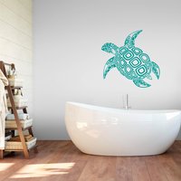 Wall-Art Wandtattoo "Badezimmer Schildkröte", selbstklebend, entfernbar von Wall-Art