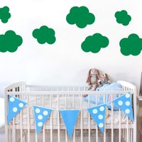 Wall-Art Wandtattoo "Gute Nacht Kinderzimmer Wolken Set", selbstklebend, entfernbar von Wall-Art