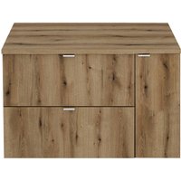 Waschtisch 80cm, Eiche, NEWPORT-56-OAK