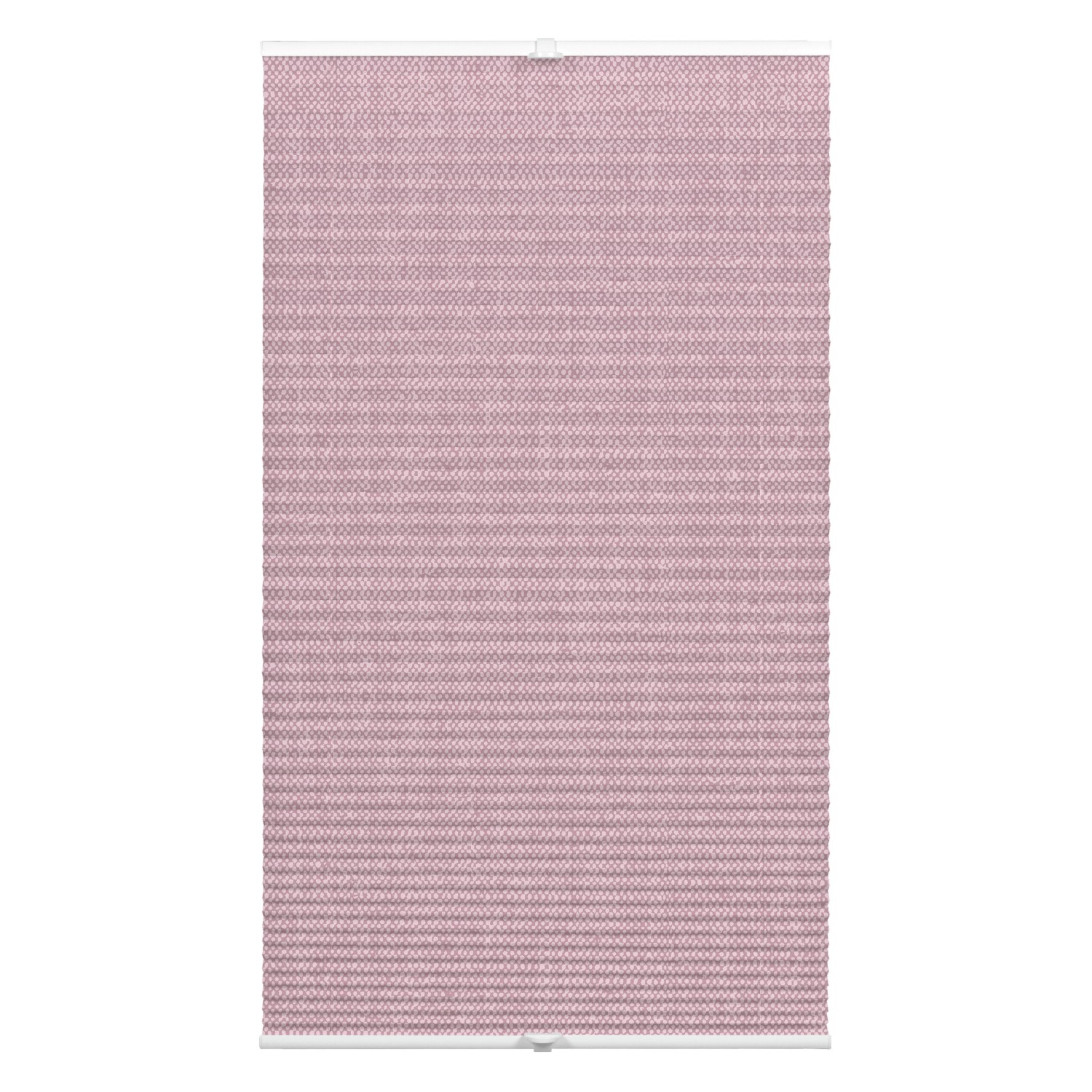 Wohnidee Plissee mit 2 Bedienschienen Rosa 70 cm x 130 cm von -