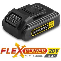 Zusatz-Akku Flexpower 20V 2,0 Ah für PSCS 10-20V, PHDS 10-20V, PJSS 10-20V von Trotec