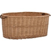 Riceel - vidaXL Holzkorb mit Tragegriffen 78 x 54 x 34 cm Natur Weide von BONNEVIE