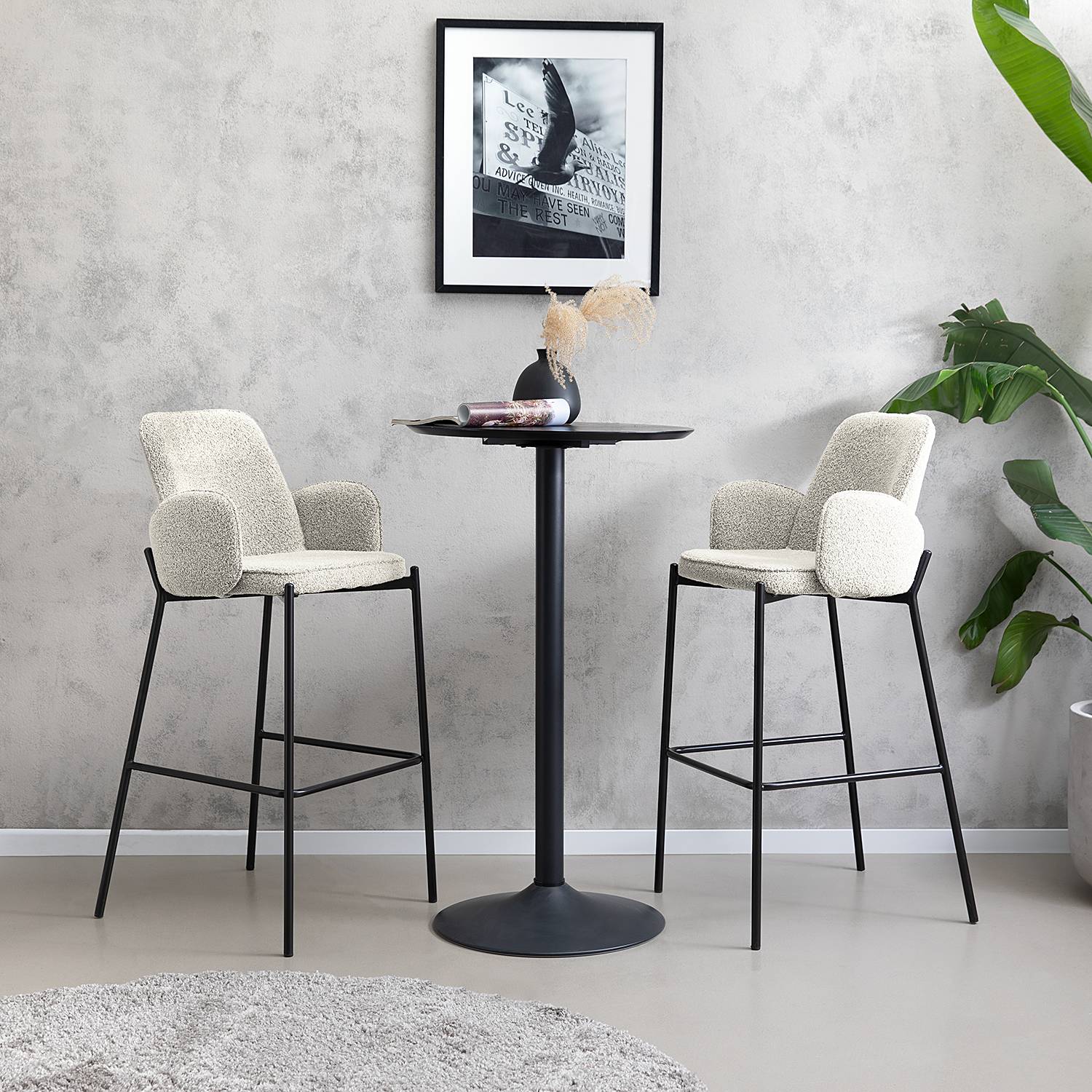 home24 Barstuhl Dowrie 2er-Set 52 x 105 x 50cm Hellgrau home24 Barstuhl Dowrie 2er-Set 52 x 105 x 50cm Hellgrau von home24