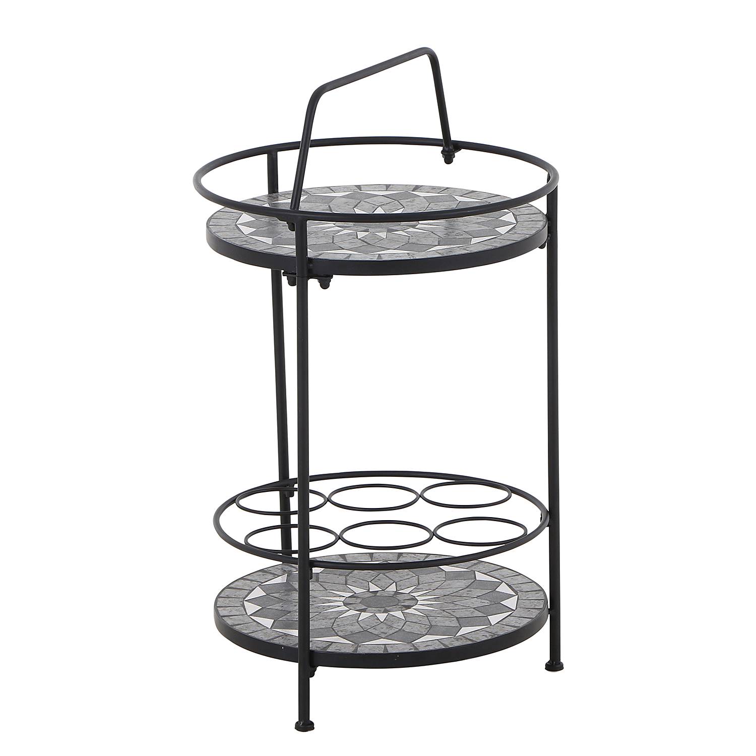 home24 Beistelltisch Como Material: Metall, Stein Metallart: Stahl Oberfläche Metall: Pulverbeschichtet Steinart: Mosaik 41 x 74 x 41cm home24 Beistelltisch Como Material: Metall, Stein Metallart: Stahl Oberfläche Metall: Pulverbeschichtet Steinart: Mosaik 41 x 74 x 41cm von home24
