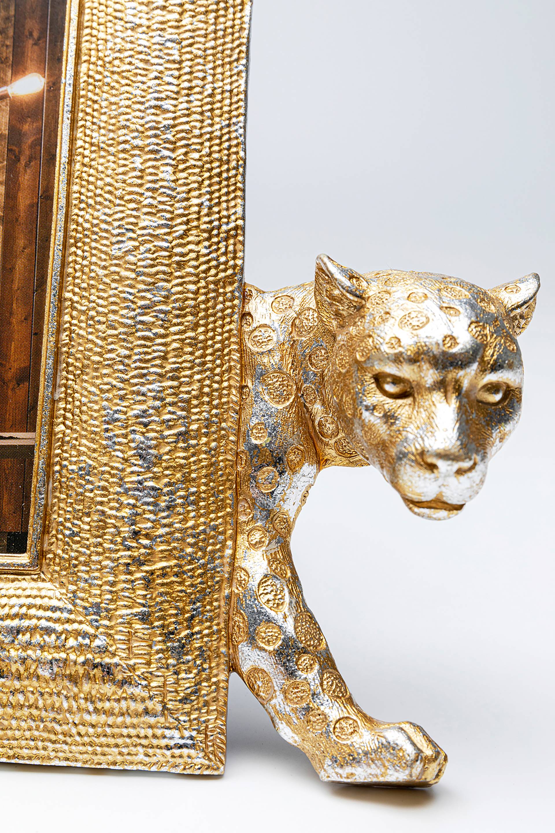 home24 Bilderrahmen Leopard Typ A Front: Glas klar, Rahmen: Polyresin lackiert Gold/Gold 29 x 25 x 4cm home24 Bilderrahmen Leopard Typ A Front: Glas klar, Rahmen: Polyresin lackiert Gold/Gold 29 x 25 x 4cm von home24