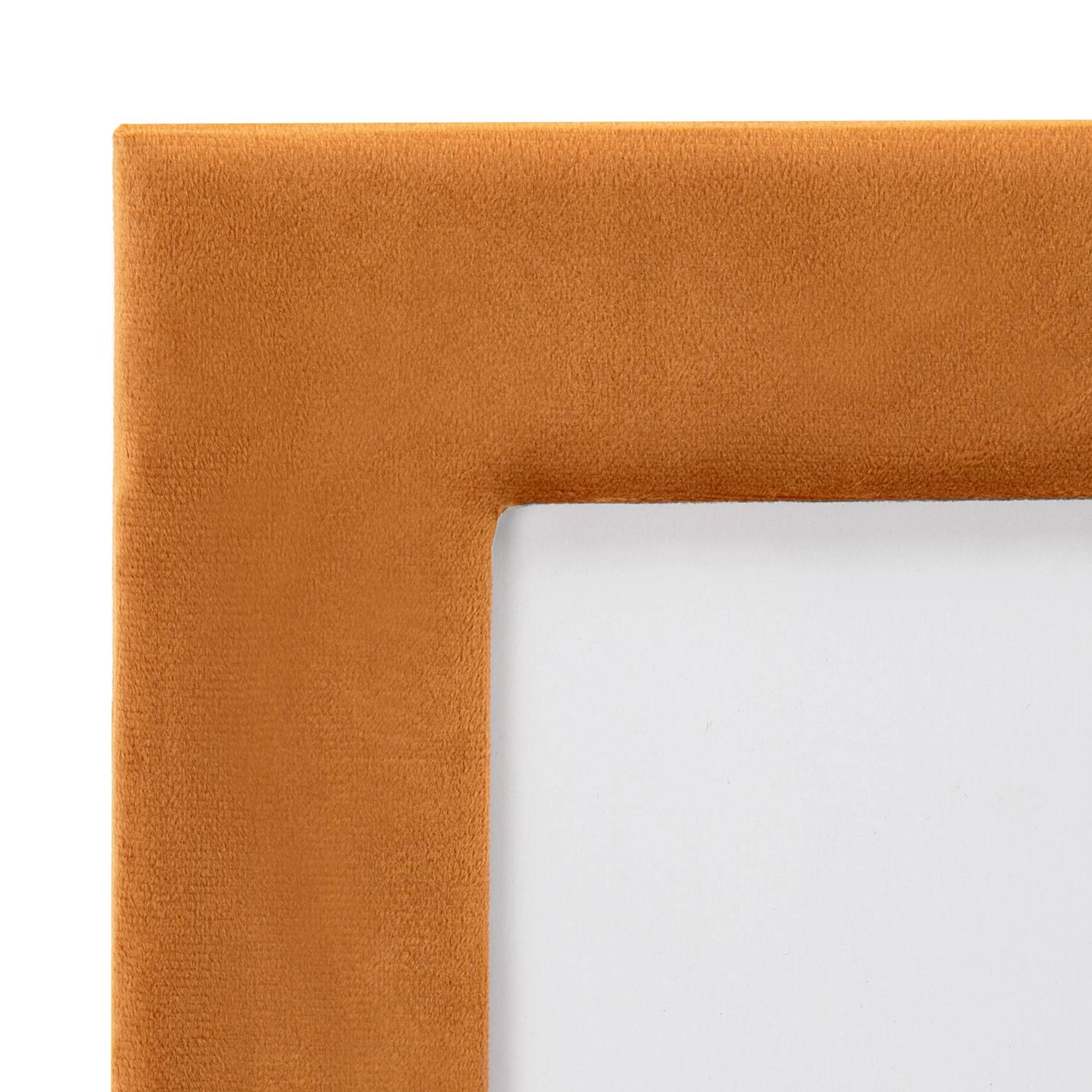home24 Bilderrahmen Velvet MDF-Platte,PVC,synthetischer Stoff,Vlies Orange/Rostbraun 19 x 24cm home24 Bilderrahmen Velvet MDF-Platte,PVC,synthetischer Stoff,Vlies Orange/Rostbraun 19 x 24cm von home24
