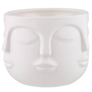 home24 Blumentopf 4er-Set Ø 13cm Weiß/Weiß home24 Blumentopf 4er-Set Ø 13cm Weiß/Weiß von home24