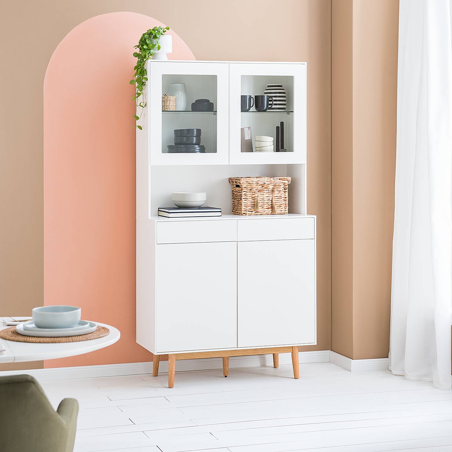 home24 Buffet 100 x 190 x 45cm Weiß home24 Buffet 100 x 190 x 45cm Weiß von home24