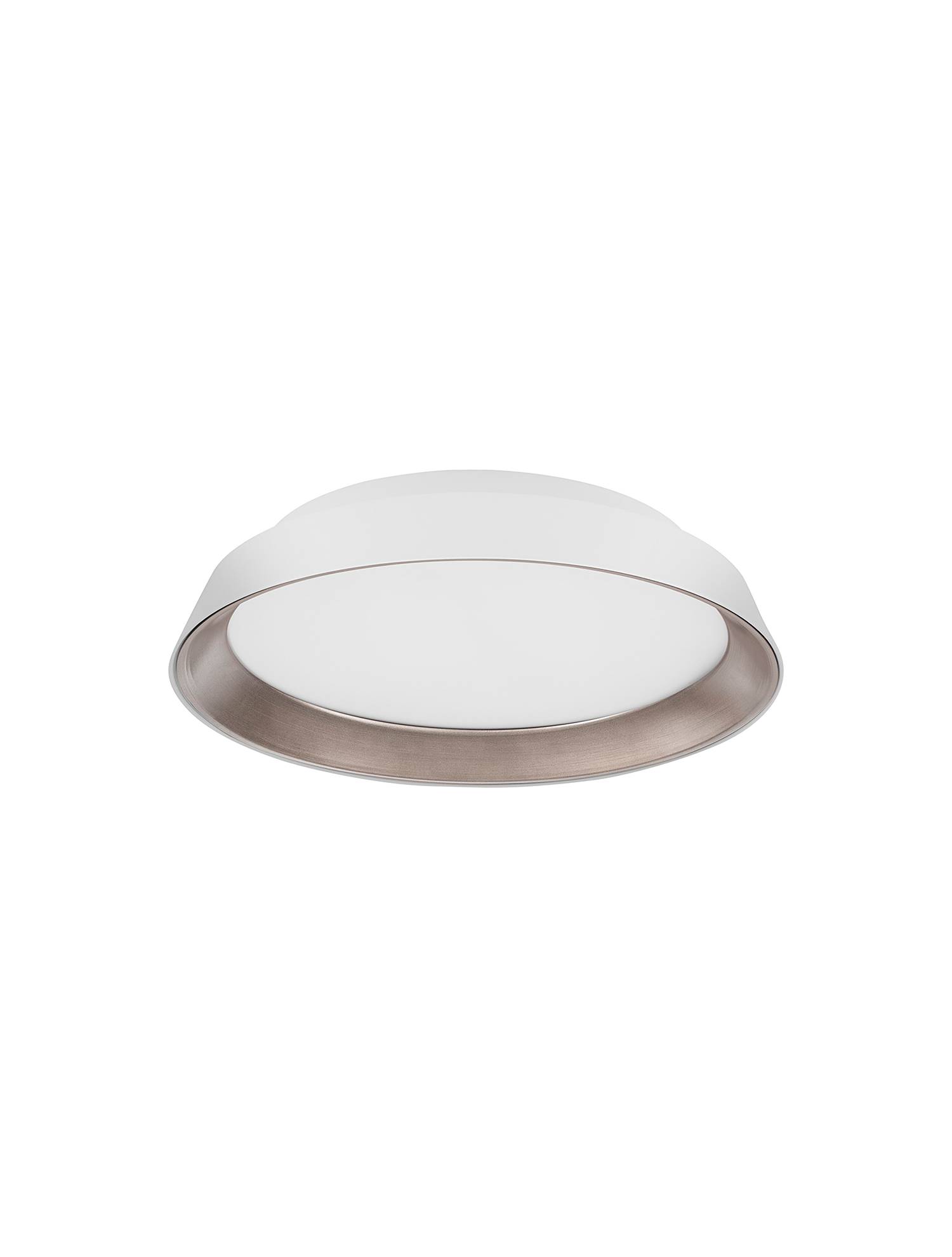 home24 Deckenleuchte Vela Typ B Ø 45cm Weiß/Kaffeebraun Kabel ABS, Fassung ABS, Baldachin Aluminium, Gehäuse Leuchte Aluminium Nicht austauschbare home24 Deckenleuchte Vela Typ B Ø 45cm Weiß/Kaffeebraun Kabel ABS, Fassung ABS, Baldachin Aluminium, Gehäuse Leuchte Aluminium Nicht austauschbare von home24