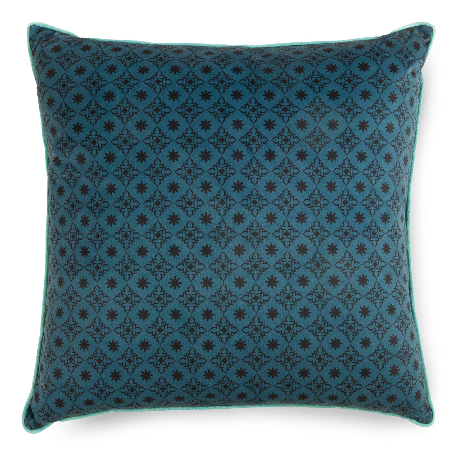 home24 Dekokissen No.33192 Blau/Multicolor 48 x 48 x 5cm Samt home24 Dekokissen No.33192 Blau/Multicolor 48 x 48 x 5cm Samt von home24