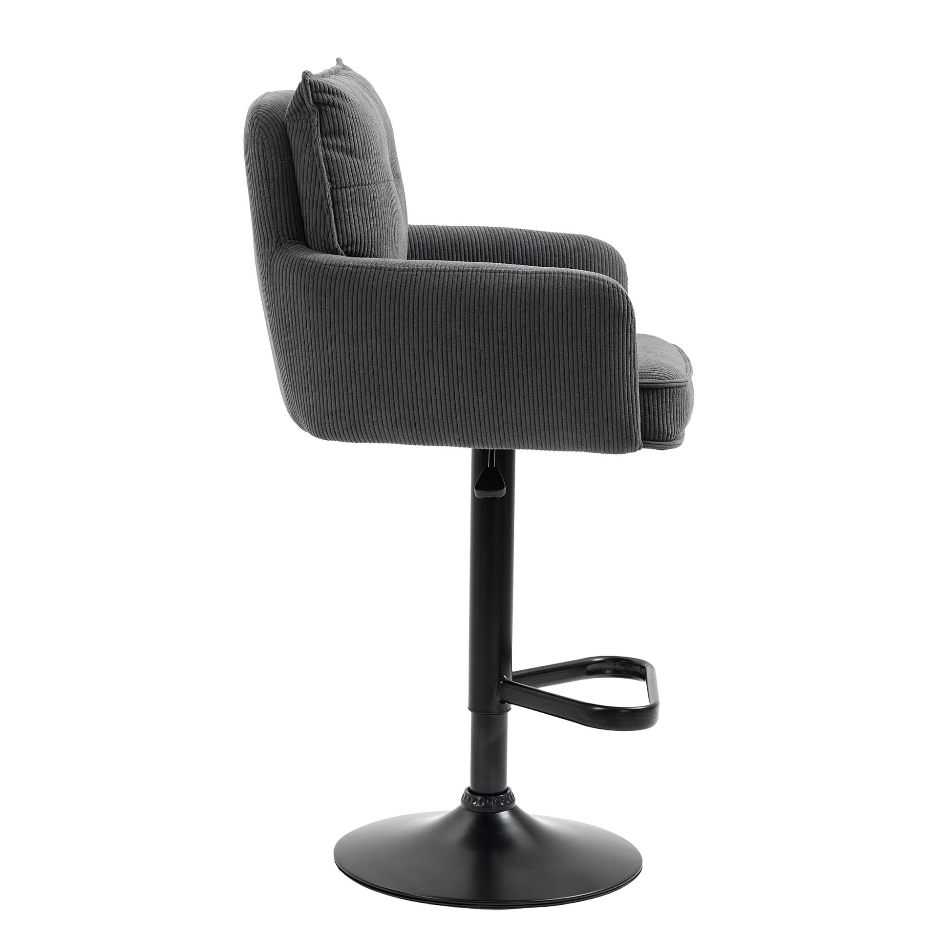 home24 Drehbarer Barstuhl DIDRIP 2er-Set 54 x 98 x 58cm Grau Teller home24 Drehbarer Barstuhl DIDRIP 2er-Set 54 x 98 x 58cm Grau Teller von home24