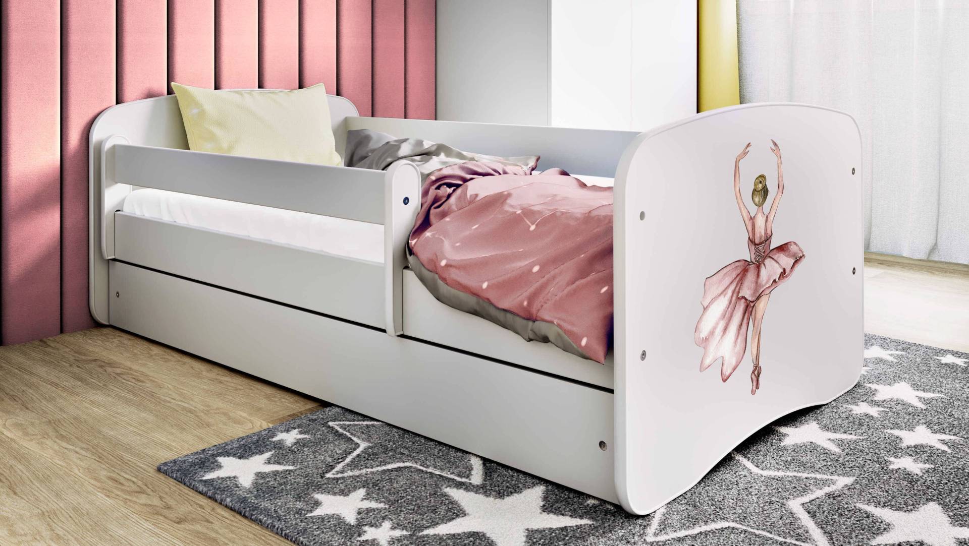 home24 Einzelbett Buyo - Ballerina 80 x 180 cm mit Lattenrost & Matratze Weiß/Weiß home24 Einzelbett Buyo - Ballerina 80 x 180 cm mit Lattenrost & Matratze Weiß/Weiß von home24