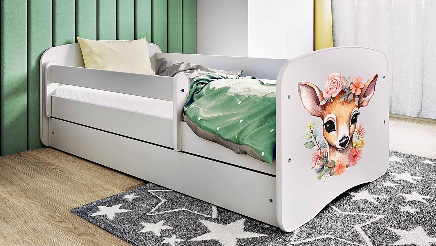 home24 Einzelbett - Rehkitz 70 x 140cm mit Lattenrost & Matratze Weiß/Weiß home24 Einzelbett - Rehkitz 70 x 140cm mit Lattenrost & Matratze Weiß/Weiß von home24