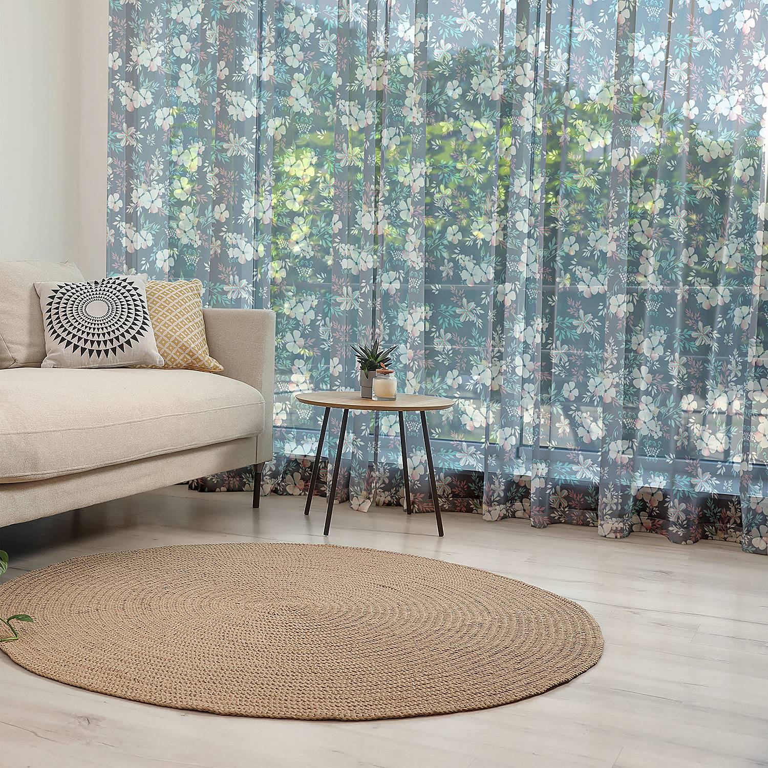 home24 Fertiggardine Blumen Mix 2er-Set 220cm Blau/Blau home24 Fertiggardine Blumen Mix 2er-Set 220cm Blau/Blau von home24