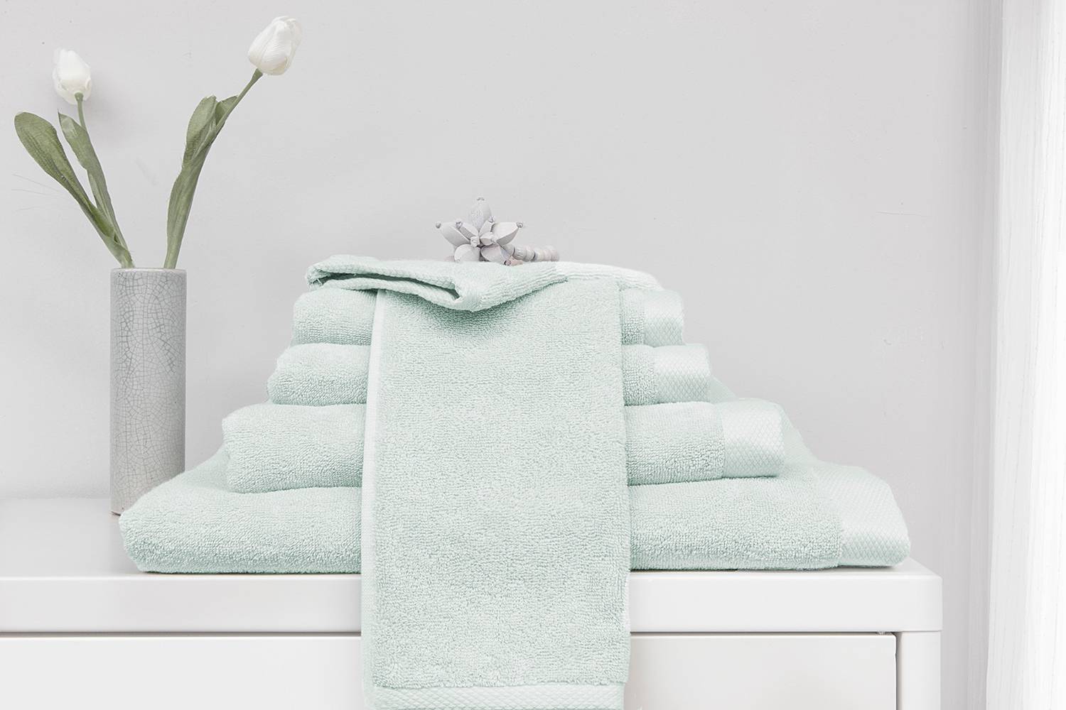 home24 Gästehandtuch Brava 6er-Set 30 x 50cm Blau/Pastellgrün home24 Gästehandtuch Brava 6er-Set 30 x 50cm Blau/Pastellgrün von home24