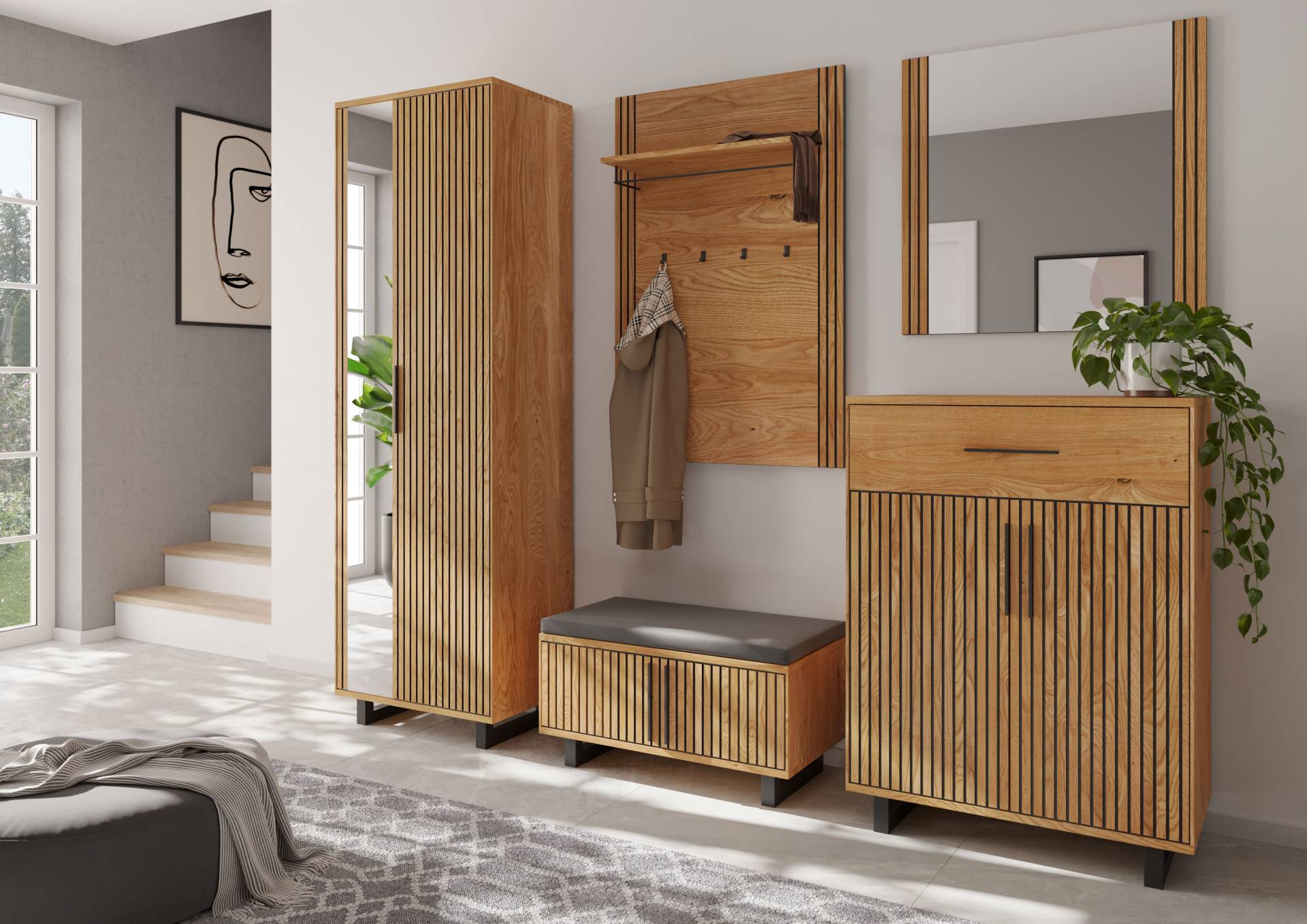 home24 Garderobenpaneel 80 x 120 x 25cm Braun home24 Garderobenpaneel 80 x 120 x 25cm Braun von home24
