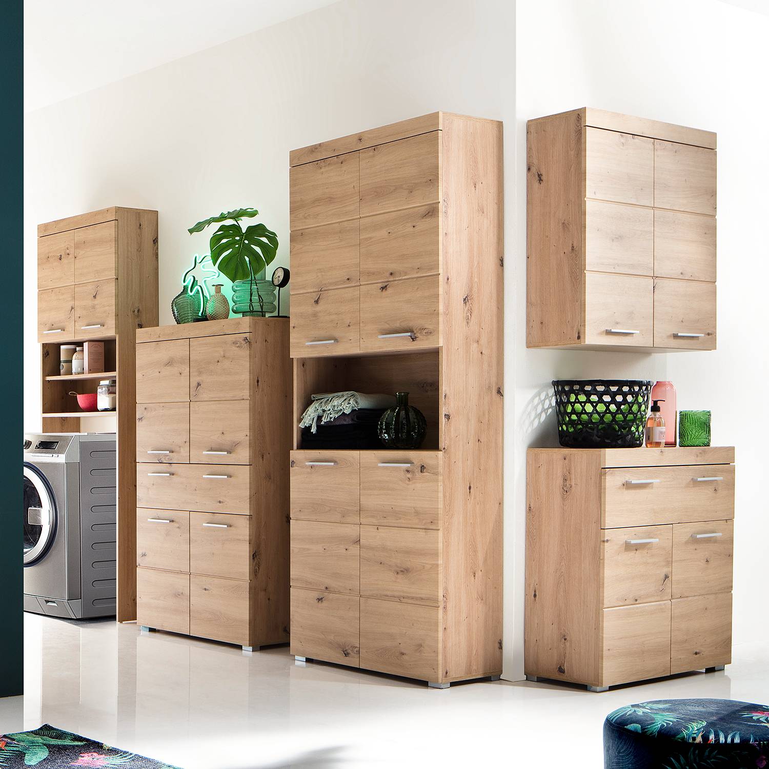 home24 Hochschrank Amanda II 73 x 190 x 31cm Braun/Asteiche Dekor home24 Hochschrank Amanda II 73 x 190 x 31cm Braun/Asteiche Dekor von home24