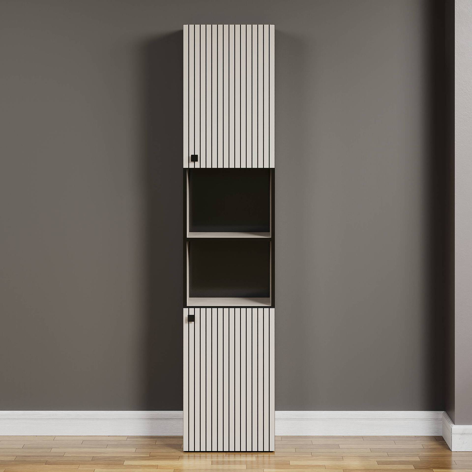 home24 Hochschrank Bliss 40 cm 40 x 186 x 31cm Grau/Kaschmir home24 Hochschrank Bliss 40 cm 40 x 186 x 31cm Grau/Kaschmir von home24