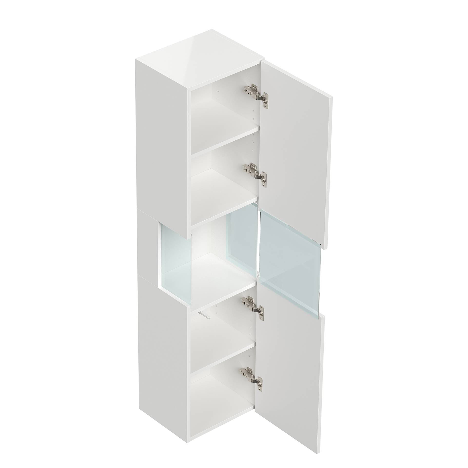 home24 Hochschrank Limes 2 Türen 35 x 150 x 30cm Weiß/Hochglanz Weiß home24 Hochschrank Limes 2 Türen 35 x 150 x 30cm Weiß/Hochglanz Weiß von home24