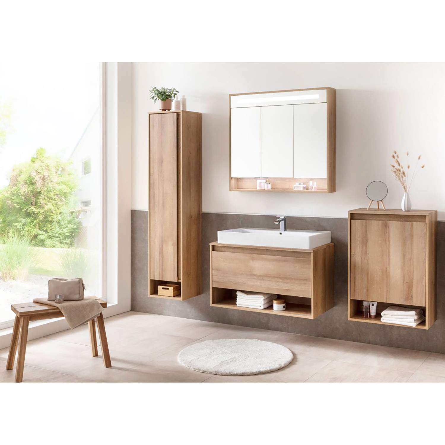 home24 Hochschrank Natura 38 x 167 x 32cm Türanschlag links Braun home24 Hochschrank Natura 38 x 167 x 32cm Türanschlag links Braun von home24
