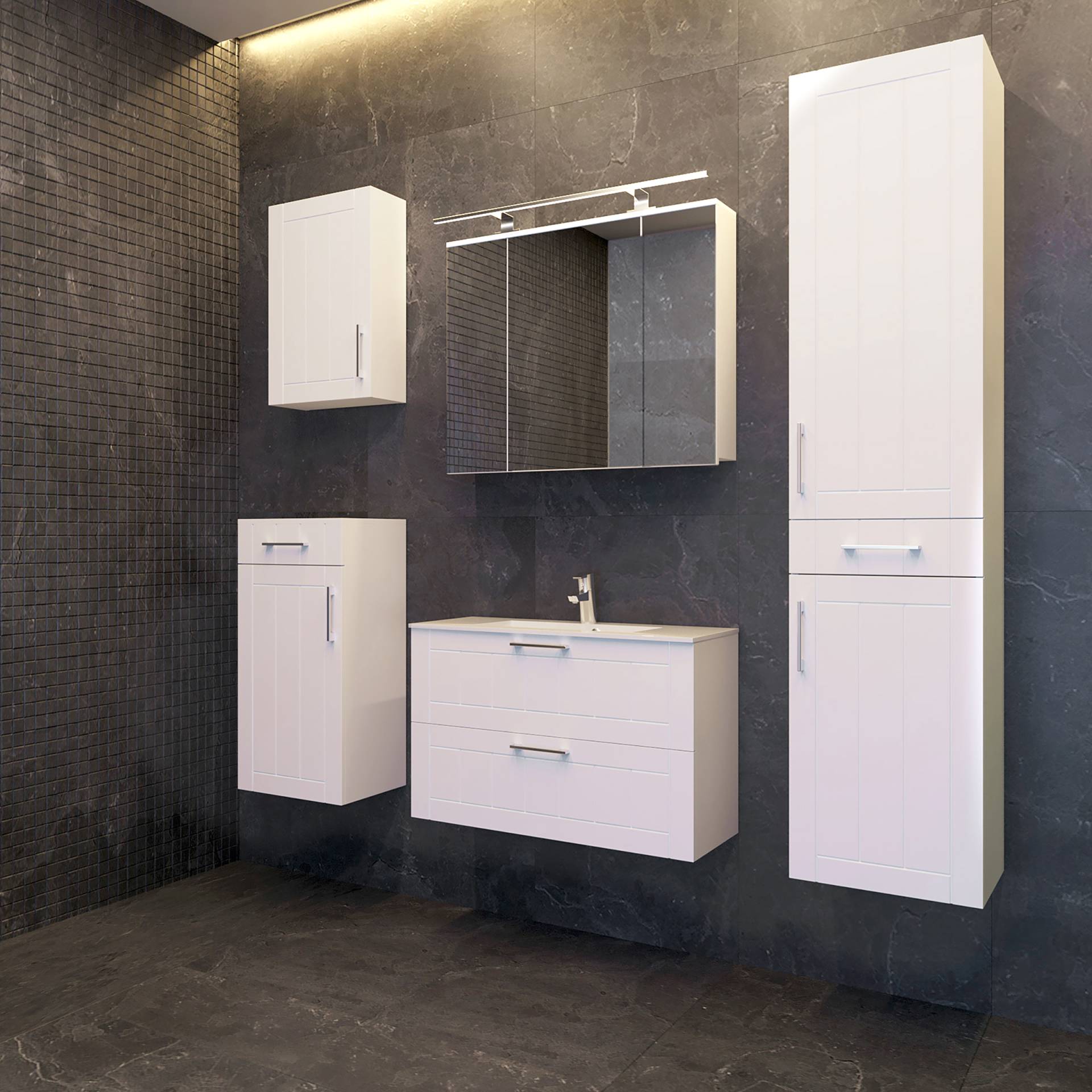 home24 Hochschrank Sodhouse 40 x 185 x 35cm Weiß/Weiß home24 Hochschrank Sodhouse 40 x 185 x 35cm Weiß/Weiß von home24