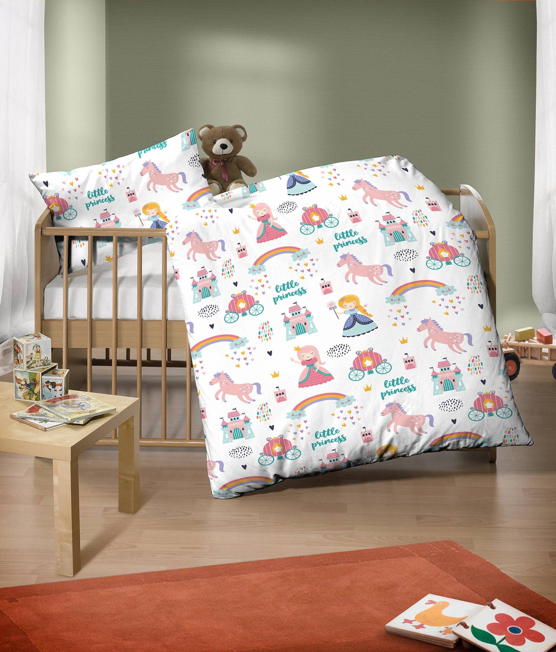 home24 Kinder Feinbiber Bettwäsche Hyyne 100 x 135 cm + Kissen 40 x 60 cm Weiß/Weiß home24 Kinder Feinbiber Bettwäsche Hyyne 100 x 135 cm + Kissen 40 x 60 cm Weiß/Weiß von home24