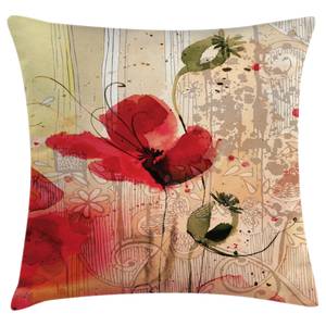 home24 Kissenbezug Retro Blumenmuster Multicolor 50 x 50cm Microfaser home24 Kissenbezug Retro Blumenmuster Multicolor 50 x 50cm Microfaser von home24