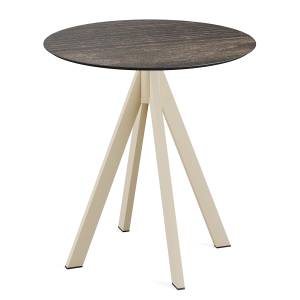 home24 Klapptisch Idomi rund A Tischplatte: Holzverbundplatte, melaminbeschichtet Gestell: Edelstahl, pulverbeschichtet Ø 70cm Multicolor/Eiche Grau home24 Klapptisch Idomi rund A Tischplatte: Holzverbundplatte, melaminbeschichtet Gestell: Edelstahl, pulverbeschichtet Ø 70cm Multicolor/Eiche Grau von home24