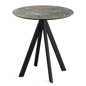 home24 Klapptisch Idomi rund A Tischplatte: Holzverbundplatte, melaminbeschichtet Gestell: Edelstahl, pulverbeschichtet Ø 70cm Multicolor/Marmor Grau home24 Klapptisch Idomi rund A Tischplatte: Holzverbundplatte, melaminbeschichtet Gestell: Edelstahl, pulverbeschichtet Ø 70cm Multicolor/Marmor Grau von home24
