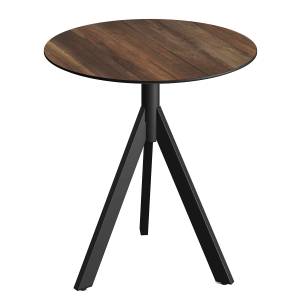 home24 Klapptisch Idomi rund B Tischplatte: Holzverbundplatte, melaminbeschichtet Gestell: Edelstahl, pulverbeschichtet Ø 70cm Multicolor/Altholz home24 Klapptisch Idomi rund B Tischplatte: Holzverbundplatte, melaminbeschichtet Gestell: Edelstahl, pulverbeschichtet Ø 70cm Multicolor/Altholz von home24