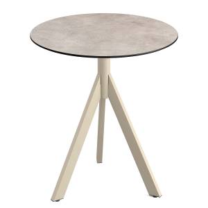 home24 Klapptisch Idomi rund B Tischplatte: Holzverbundplatte, melaminbeschichtet Gestell: Edelstahl, pulverbeschichtet Ø 70cm Multicolor/Beton Dekor home24 Klapptisch Idomi rund B Tischplatte: Holzverbundplatte, melaminbeschichtet Gestell: Edelstahl, pulverbeschichtet Ø 70cm Multicolor/Beton Dekor von home24