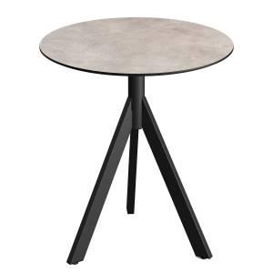 home24 Klapptisch Idomi rund B Tischplatte: Holzverbundplatte, melaminbeschichtet Gestell: Edelstahl, pulverbeschichtet Ø 70cm Multicolor/Beton Dekor home24 Klapptisch Idomi rund B Tischplatte: Holzverbundplatte, melaminbeschichtet Gestell: Edelstahl, pulverbeschichtet Ø 70cm Multicolor/Beton Dekor von home24
