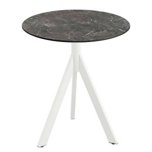 home24 Klapptisch Idomi rund B Tischplatte: Holzverbundplatte, melaminbeschichtet Gestell: Edelstahl, pulverbeschichtet Ø 70cm Multicolor/Marmor Grau home24 Klapptisch Idomi rund B Tischplatte: Holzverbundplatte, melaminbeschichtet Gestell: Edelstahl, pulverbeschichtet Ø 70cm Multicolor/Marmor Grau von home24