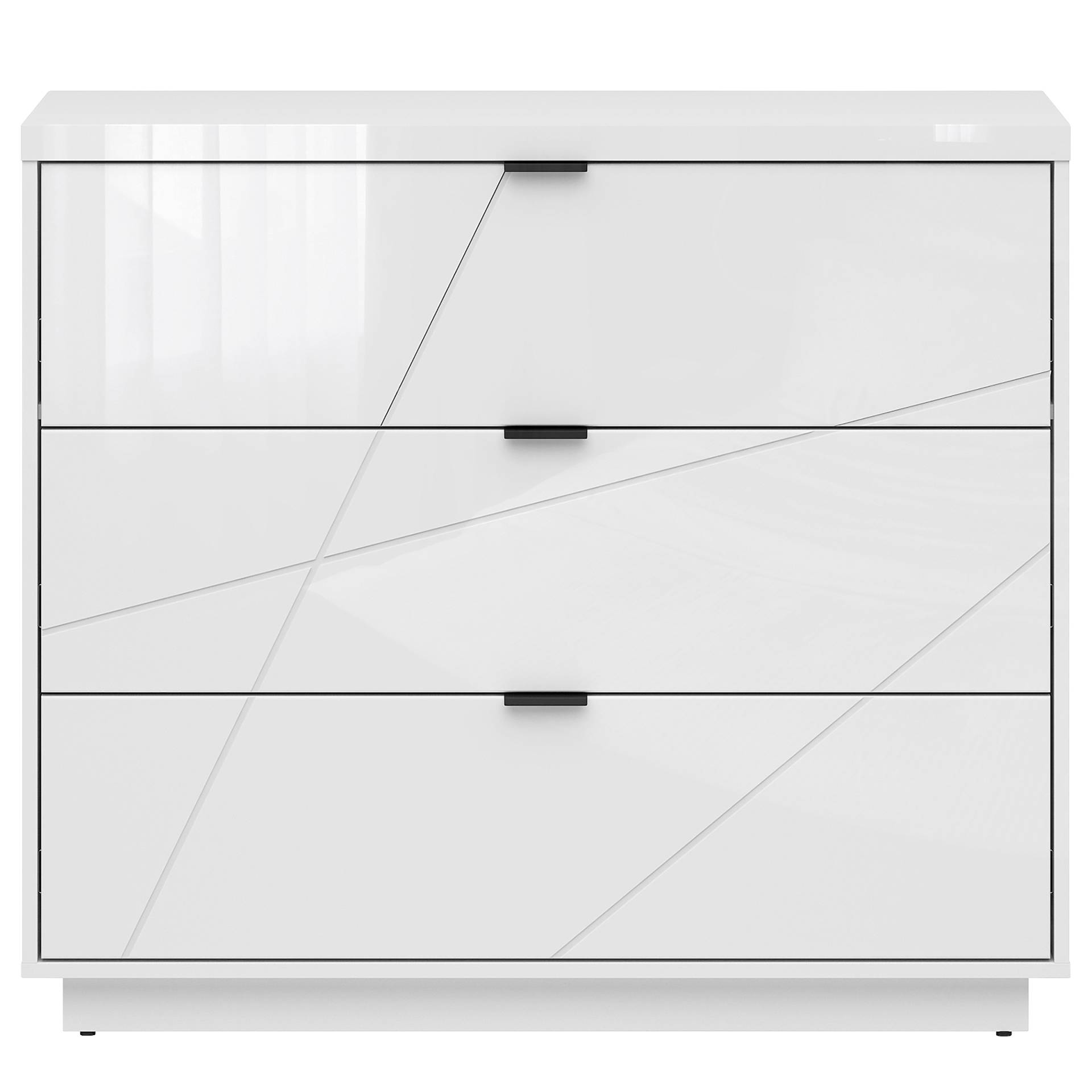 home24 Kommode Gamali 106 cm Typ B 106 x 93 x 43cm Weiß/Hochglanz Weiß home24 Kommode Gamali 106 cm Typ B 106 x 93 x 43cm Weiß/Hochglanz Weiß von home24