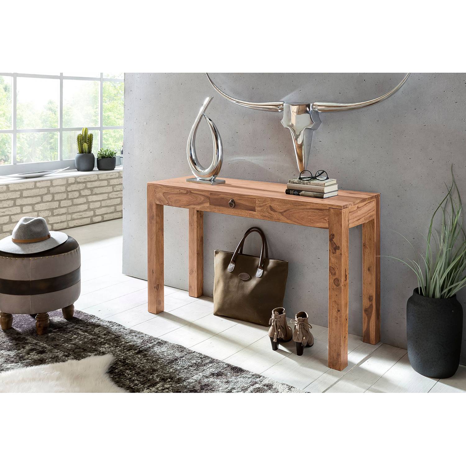 home24 Konsolentisch Verniolle II 120 x 70 x 40cm Braun home24 Konsolentisch Verniolle II 120 x 70 x 40cm Braun von home24