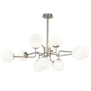 home24 Kronleuchter Erich Typ B 110 x 43 x 50cm Silber/Silber Mischmetall / Milchglas E14 home24 Kronleuchter Erich Typ B 110 x 43 x 50cm Silber/Silber Mischmetall / Milchglas E14 von home24