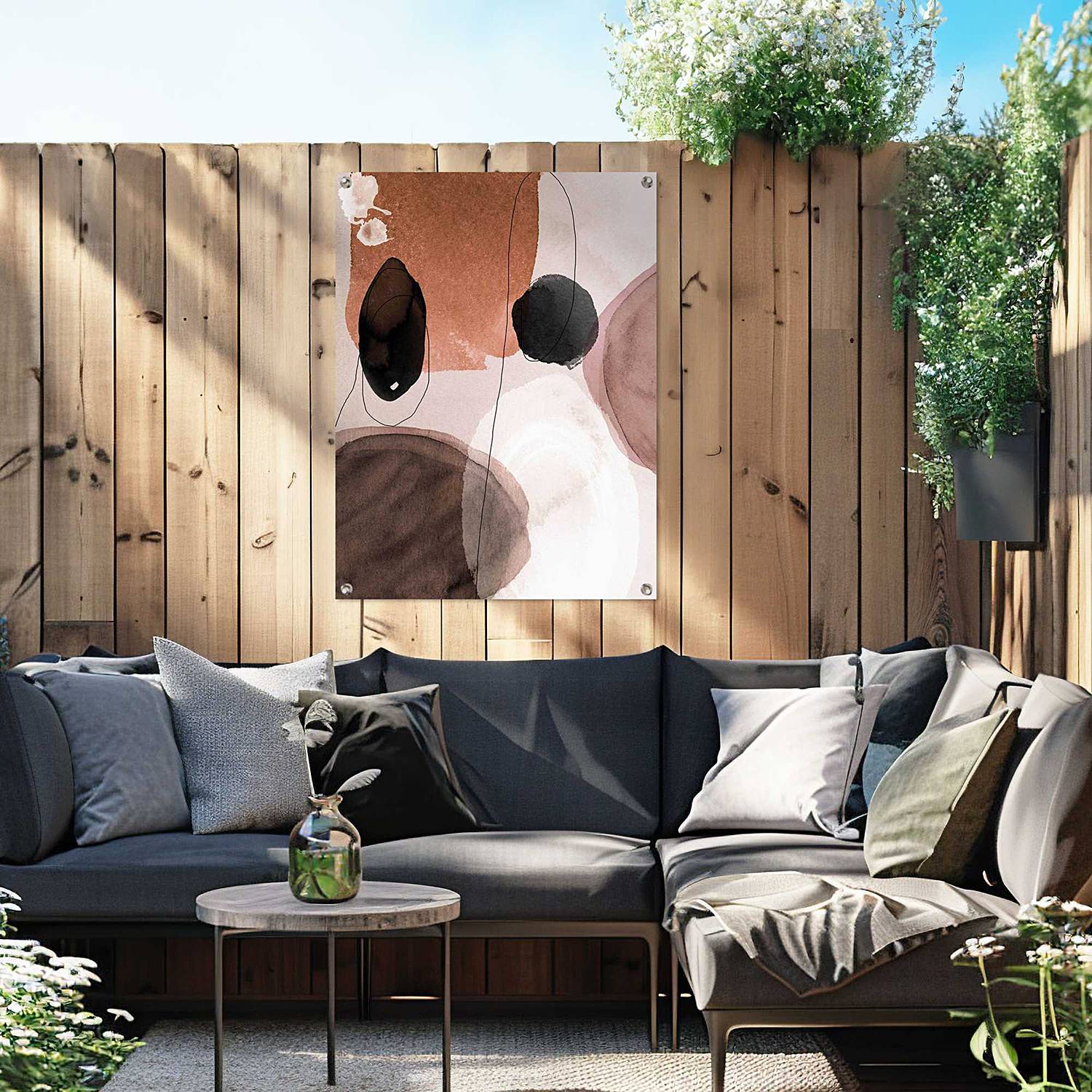 home24 Kunstdruck Abstrakte Formen PVC Braun/Braun 60 x 80 x 0cm home24 Kunstdruck Abstrakte Formen PVC Braun/Braun 60 x 80 x 0cm von home24