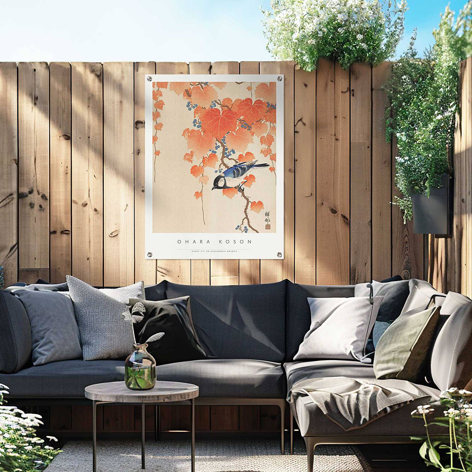 home24 Kunstdruck Ohara Koson Great Bird PVC Orange/Orange 60 x 80 x 0cm home24 Kunstdruck Ohara Koson Great Bird PVC Orange/Orange 60 x 80 x 0cm von home24