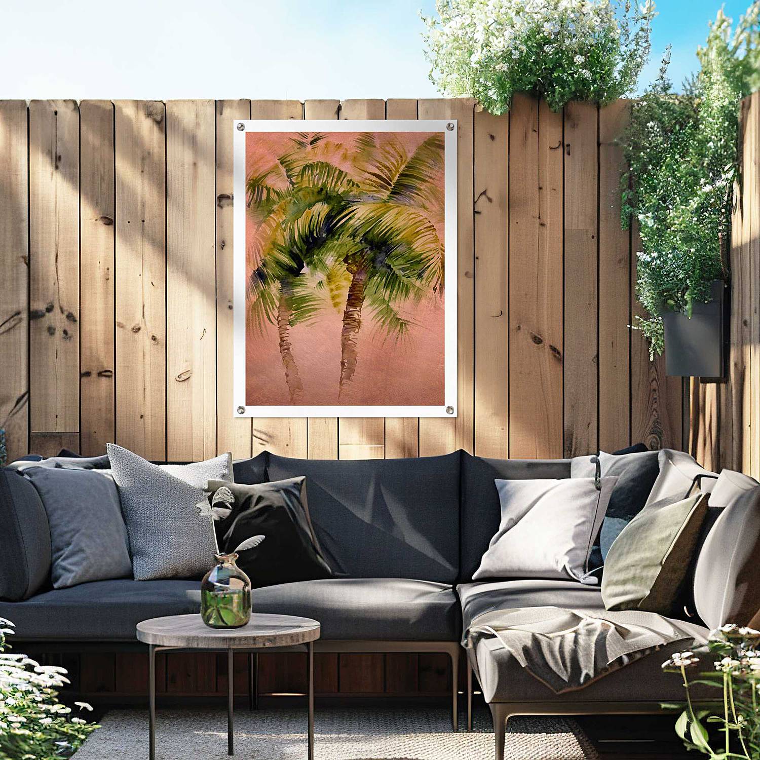 home24 Kunstdruck Painted Palm Trees PVC Braun/Braun 60 x 80 x 0cm home24 Kunstdruck Painted Palm Trees PVC Braun/Braun 60 x 80 x 0cm von home24