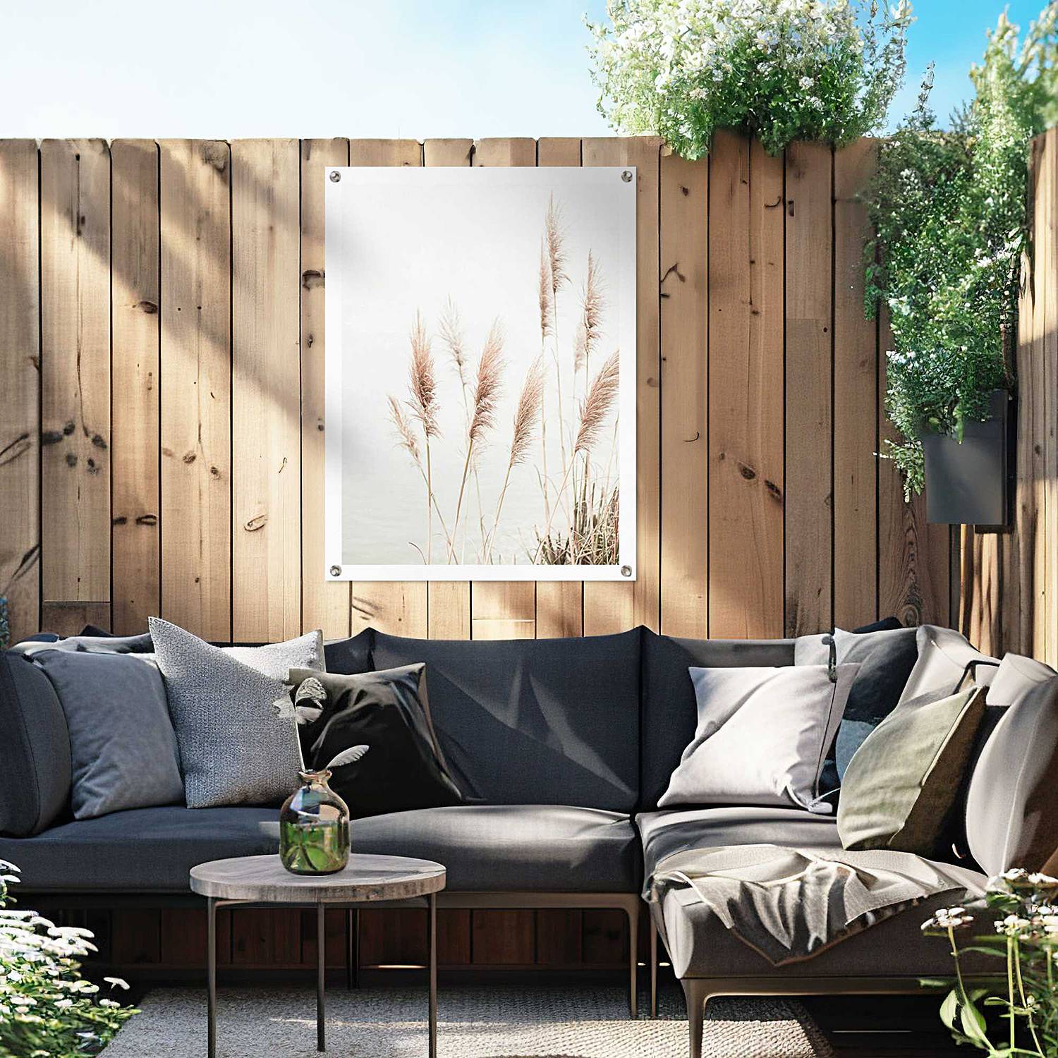 home24 Kunstdruck Pampasgras PVC Beige/Beige 60 x 80 x 0cm home24 Kunstdruck Pampasgras PVC Beige/Beige 60 x 80 x 0cm von home24