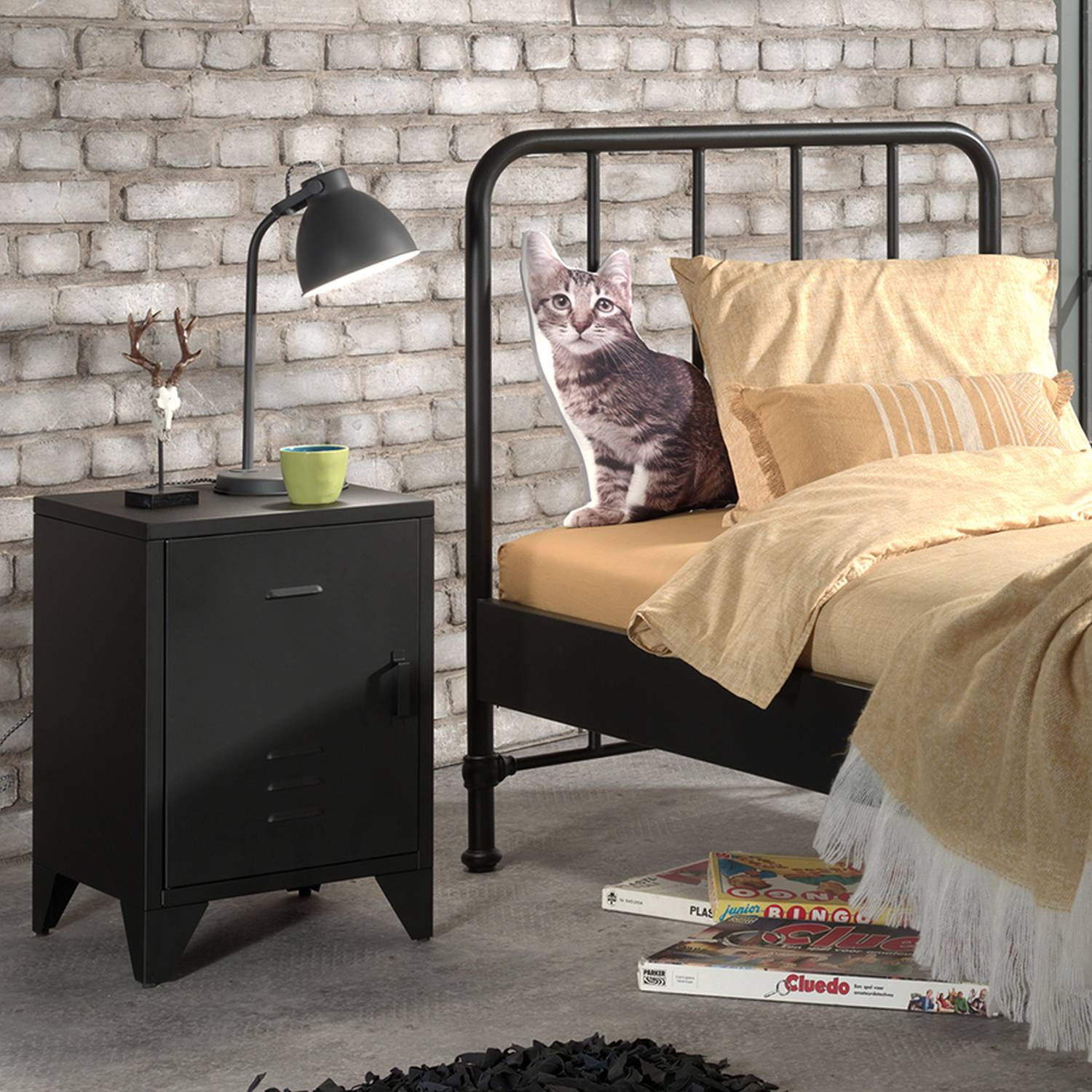 home24 Nachtkommode 40 x 60 x 40cm Schwarz/Schwarz home24 Nachtkommode 40 x 60 x 40cm Schwarz/Schwarz von home24