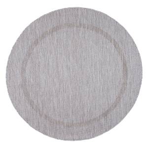 home24 Outdoorteppich rund Silber/Silber Polyester Ø 160cm home24 Outdoorteppich rund Silber/Silber Polyester Ø 160cm von home24