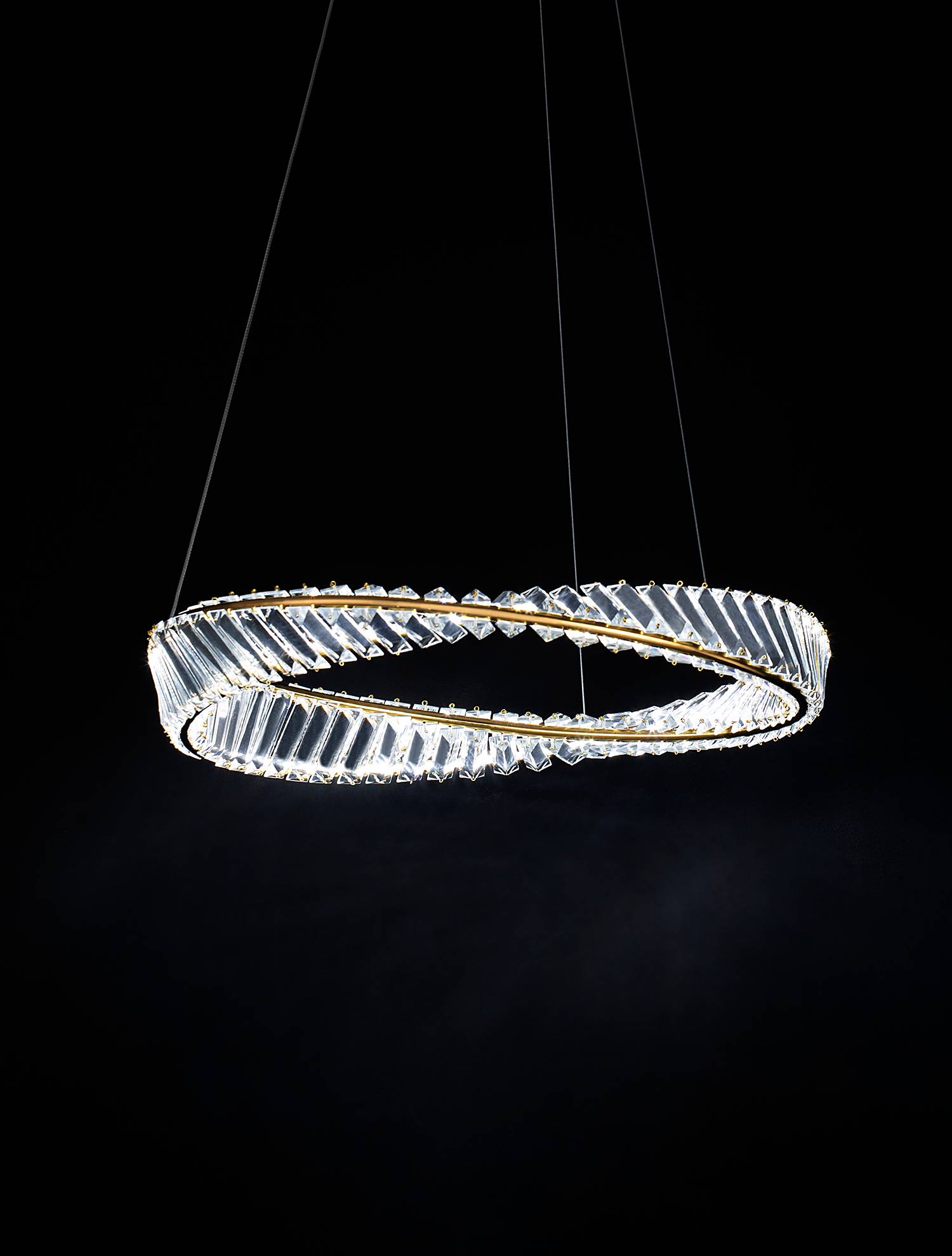 home24 Pendelleuchte Aurelia Typ B Ø 60cm Gold/Gold Kabel ABS, Fassung ABS, Baldachin Aluminium, Gehäuse Leuchte Aluminium Nicht austauschbare LEDs home24 Pendelleuchte Aurelia Typ B Ø 60cm Gold/Gold Kabel ABS, Fassung ABS, Baldachin Aluminium, Gehäuse Leuchte Aluminium Nicht austauschbare LEDs von home24