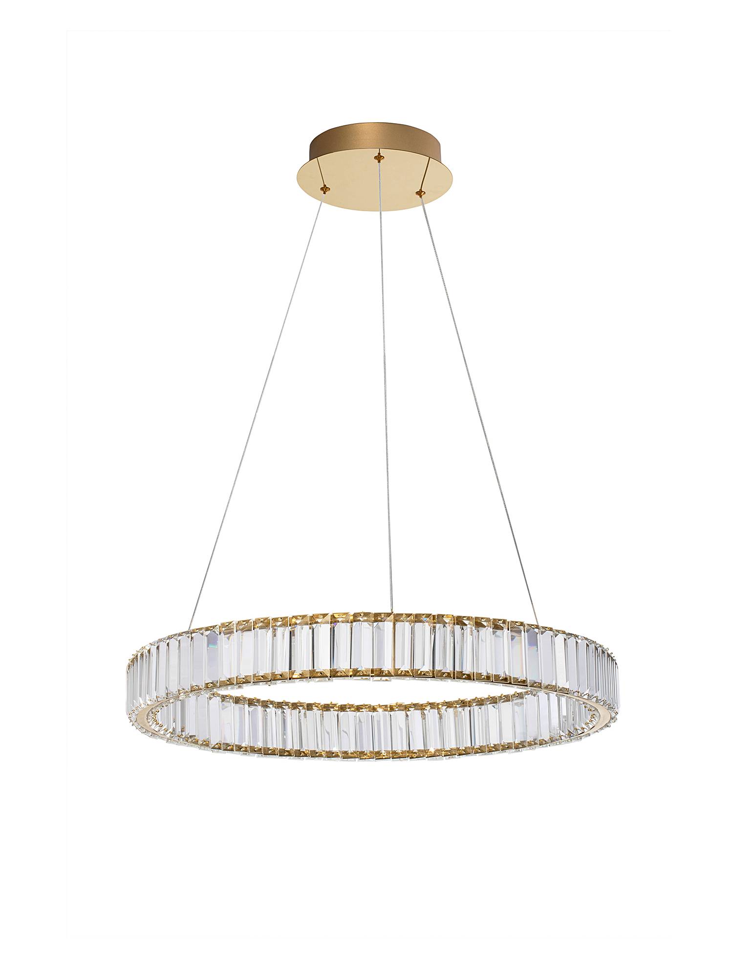 home24 Pendelleuchte Aurelia Typ C Ø 60cm Gold/Gold Kabel ABS, Fassung ABS, Baldachin Aluminium, Gehäuse Leuchte Aluminium Nicht austauschbare LEDs home24 Pendelleuchte Aurelia Typ C Ø 60cm Gold/Gold Kabel ABS, Fassung ABS, Baldachin Aluminium, Gehäuse Leuchte Aluminium Nicht austauschbare LEDs von home24