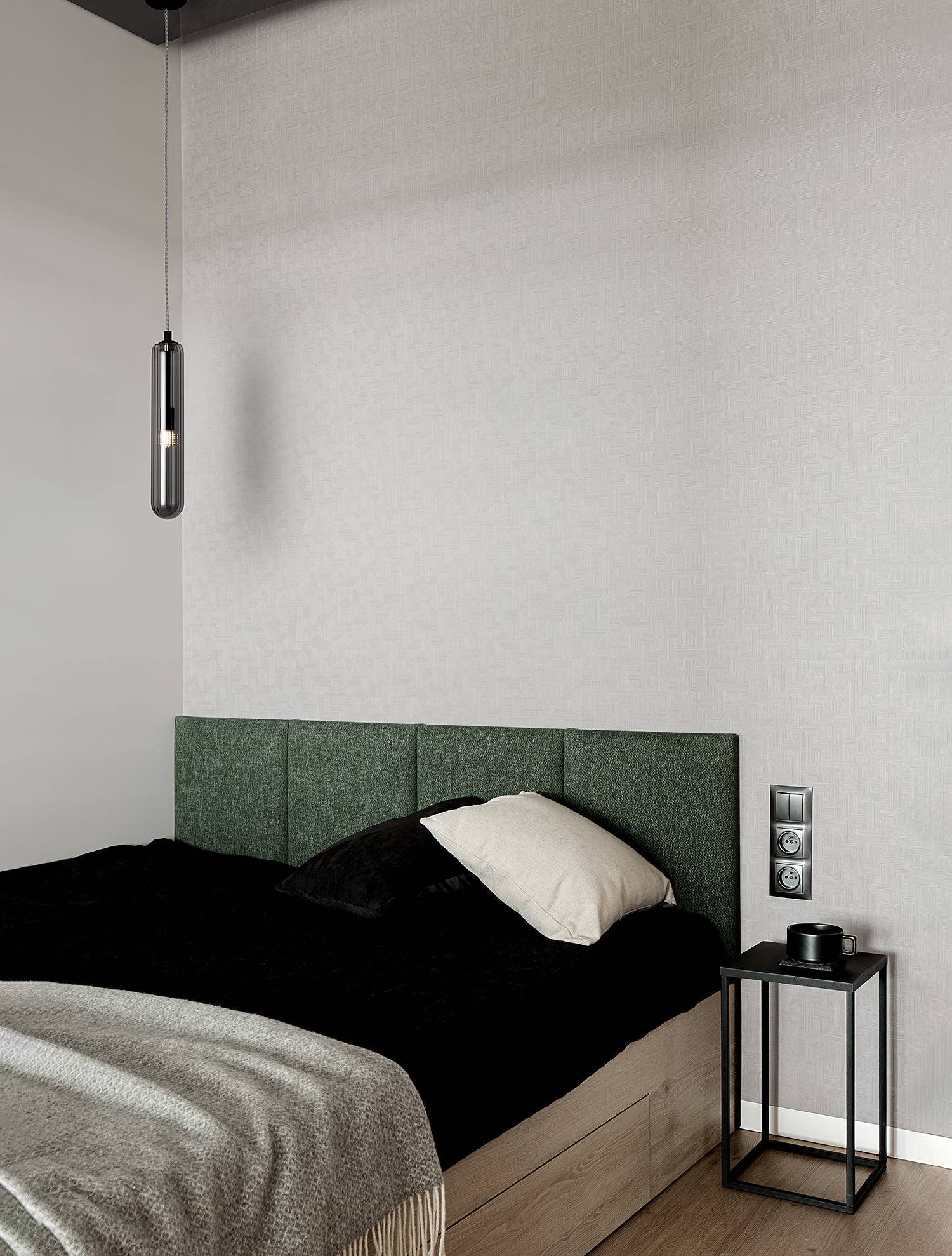 home24 Pendelleuchte Gustave Ø 6cm Schwarz/Schwarz Kabel ABS, Fassung ABS, Baldachin Aluminium, Gehäuse Leuchte Aluminium LED/Smart Home/Glühlampe G9 home24 Pendelleuchte Gustave Ø 6cm Schwarz/Schwarz Kabel ABS, Fassung ABS, Baldachin Aluminium, Gehäuse Leuchte Aluminium LED/Smart Home/Glühlampe G9 von home24